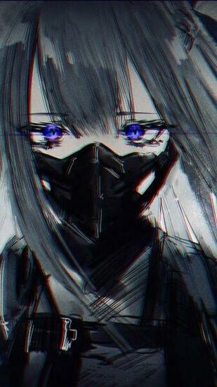 Sad Anime iPhone Wallpaper Image