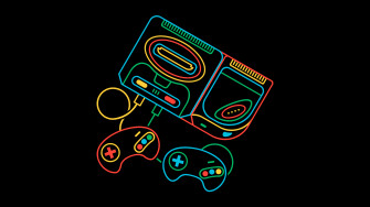 Sega Genesis Retro Games Minimalism