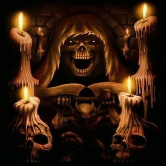 Grim Reaper Candles Live Wallpaper