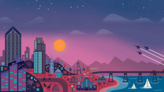 Aesthetic City Wallpaper