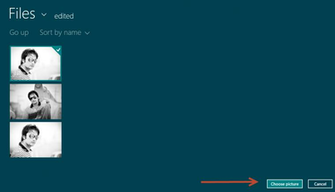 You Can Also Select The Pre Defined Background Image As Shown Below