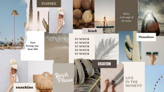 And Customizable Summer Desktop Wallpaper Templates