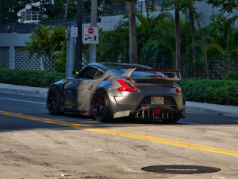 Wallpaper Nissan 370z Car Gray Tuning