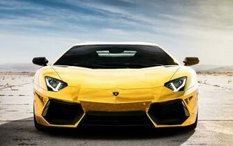 Gold Lamborghini Wallpaper