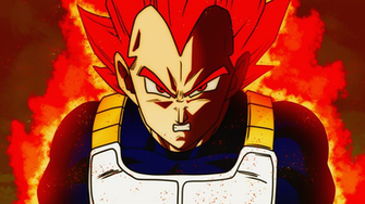 Super Saiyan God Vegeta 8k Ultra HD Wallpaper Background Image