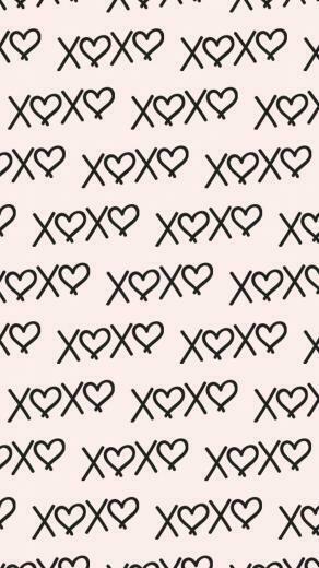 Xoxo Wallpaper Background HD iPhone Android iPad Cute