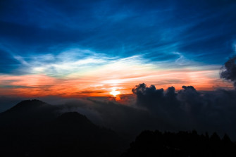Aerial Photography Of Mountain And Trees During Golden Hour Photo