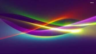 Fluorescent Waves Wallpaper