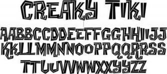 Creaky Tikifont By Sideshow