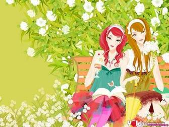 Twin Sister Wallpaper Background Theme Desktop