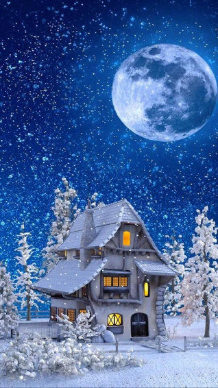 Get Cozy And Inspired With This Winter House Drawing