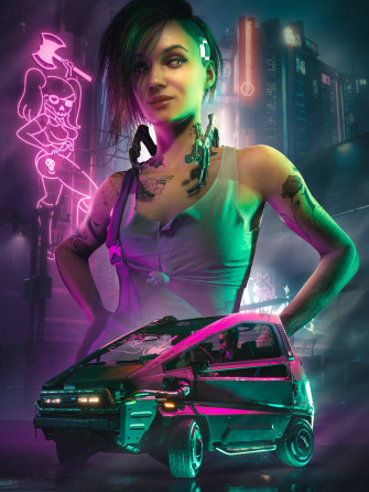 Cyberpunk Neon Aesthetic iPhone Wallpaper