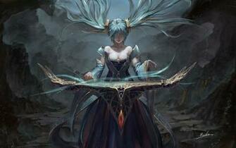 Sona League Of Legends HD Wallpaper Background Image