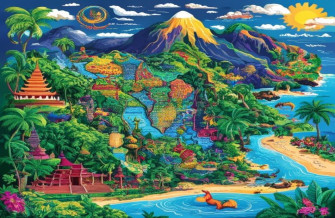 Wallpaper Peta Indonesia