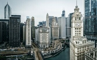 Chicago Buildings Skyscrapers Wallpaper