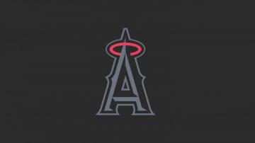Wallpaper Blackout Logo Angelsbaseball