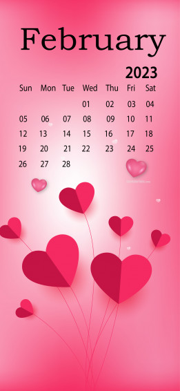 February Desktop Wallpaper Calendar Calendarlabs