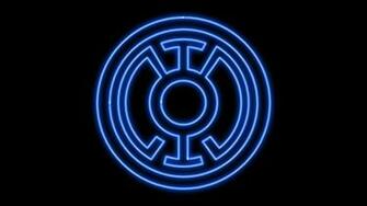 Blue Lantern Corps Neon Symbol Wp By Morganrlewis Fan Art Wallpaper