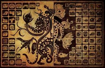 Mayan Glyphs Wallpaper By Ikarusmedia Customization Vector