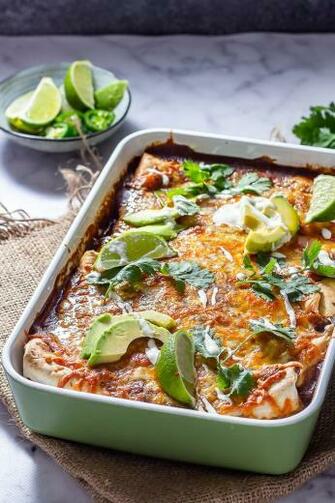 Vegetarian Enchiladas With Quinoa The Cook