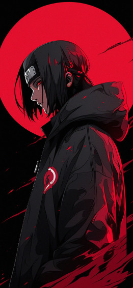 Naruto Itachi Hypebeast Black Wallpaper 4k Anime