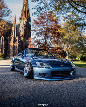 Honda S2000 Low Roller Shows Extreme Stance On Slant Lip Bbs
