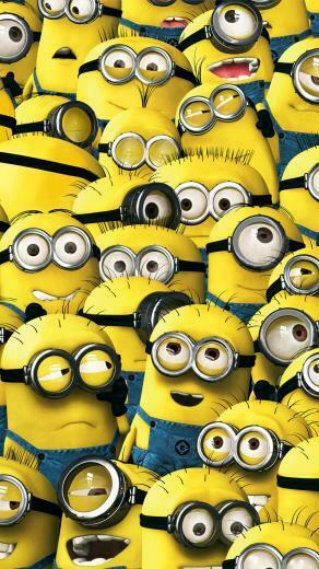 Minions Pattern iPhone Wallpaper HD