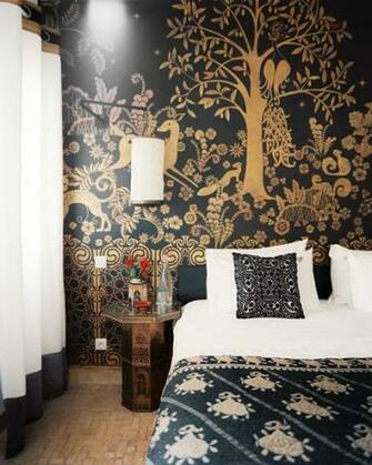 Black And Gold Wallpaper A Wall Mural