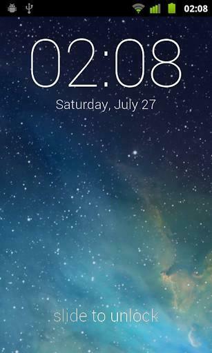 Bigger iPhone 5s Lock Screen For Android Screenshot