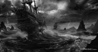 Flying Dutchman Vs Black Pearl By Stefancelic
