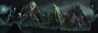 Wallpaper Diablo Reaper Of Souls Barbarian Witch Doctor Wizard