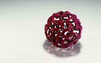 Dark Red 3d Ball Desktop Pc And Mac Wallpaper