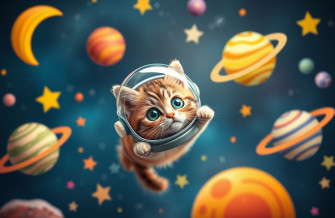 Space Cat Wallpaper