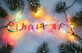 Blinking Christmas Lights Wallpaper