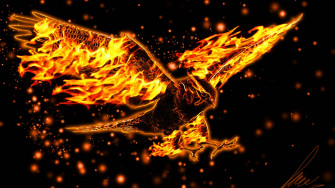 Fire Wings Wallpaper