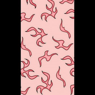 Pink Flames Wallpaper