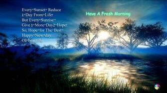 Every Sunset Reduce Day From Life But Sunrise Give More