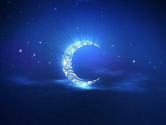 Beauty Picture With Islamic Crescent Desktop