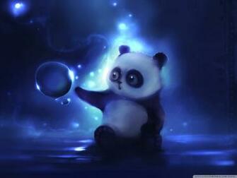 Curious Panda Painting 4k HD Desktop Wallpaper For Ultra