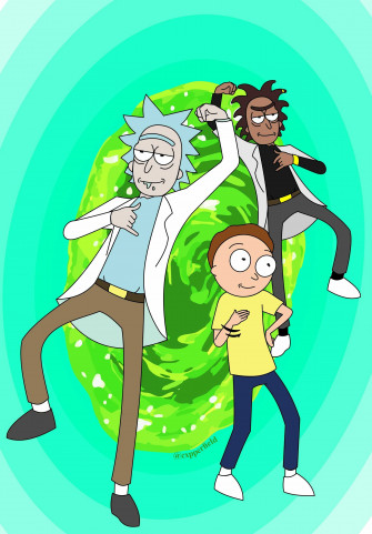 Tablet Rick And Morty Wallpaper