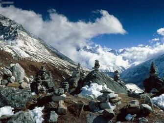 Nature Khumbu Valley Himalaya Mountains Nepal Picture Nr