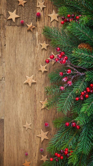 Wallpaper iPhone Holidays New Year Christmas Phone
