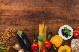 Closeup Photo Of Assorted Vegetables On Brown Wooden Surface HD