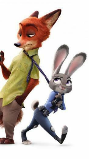 Zootopia Disney Nick Wilde Judy Hopps Wallpaper Background iPhone