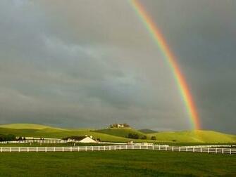 Natural Rainbow Sky Wallpaper