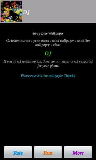 Dj Is A Totally Cube Live Wallpaper