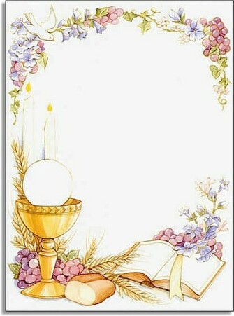 Holy Communion Background Invitation