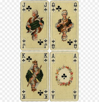 Wings Of Whimsy French Style Playing Cards Png Image With
