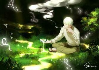 Ginko Mushishi Background Wallpaper Hivewallpaper
