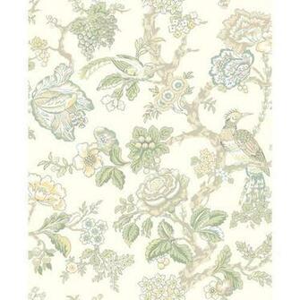 Wallcoverings Waverly Classics Casa Blanca Rose Wallpaper At Menards